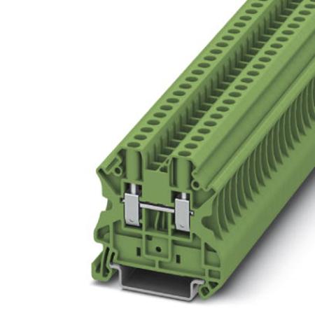 3045156 Phoenix Contact  UT 4 GN Series Green, 4mm², Single-Level, Screw Termination