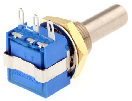 53RAA-R25-A10L Bourns 53 1kΩ Rotary Potentiometer 1-Gang Panel Mount,