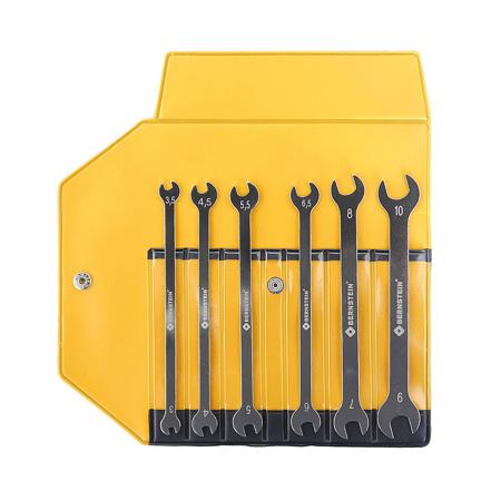 6-750 Bernstein 6 Series 6-Piece Open Ended Spanner Set, 3.0 → 6.5, Steel