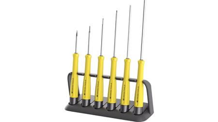 PB 8642.ESD PB SWISS TOOLS Straight Electronic Screwdriver Set, 6-Piece