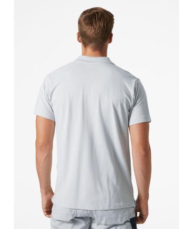 79167_910-2XL Helly Hansen Classic Grey 100% Cotton Polo Shirt, UK- XXL, EUR- XXL