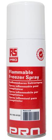 193-6122 RS PRO 400 ml Aerosol Freeze Spray, -45°C
