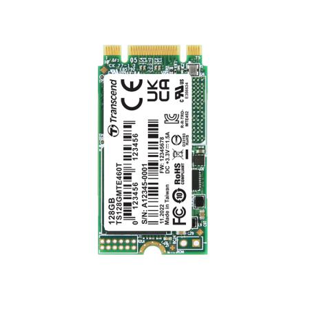 TS128GMTE460T 128GB, M.2 2242, PCIe Gen3x2, NVMe, 3D T