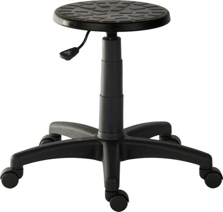 625-807 RS PRO Black Plastic Operator Seating, 100 Weight Capacity