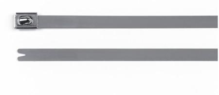 111-95339 HellermannTyton Cable Ties, 838mm x 12.3 mm, Metal Stainless Steel, Pk-50