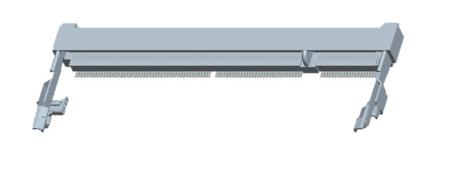 1717254-4 TE Connectivity 0.6mm Pitch 200 Way, Right Angle SMT Mount SO DIMM Socket ,1.8 V ,500.0mA