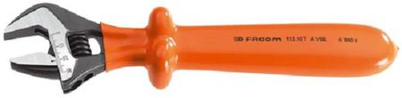 113-12TAVSE Facom Adjustable Spanner, 310 mm Overall Length, 34mm Max Jaw Capacity