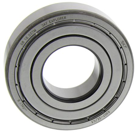 6307-2Z/C3 SKF  1 Row Ball Bearing - 35 mm ID, 80 mm OD