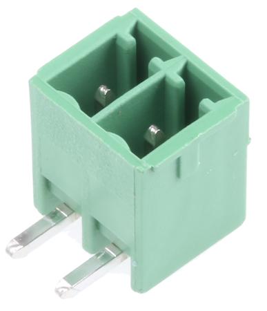 1844210 Phoenix Contact, 3.5mm Pitch, MC 1.5/2-G-3.5, 2 Way, , Pluggable Terminal Block, Header, Through Hole, Solder