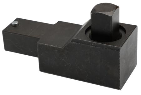 58240100 STAHLWILLE 734 Series Square Square Drive Insert Tool, 65 mm, 22 x 28mm Insert, Black Oxidized Finish