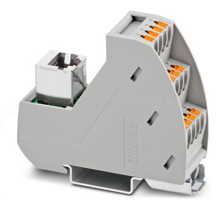 2904290 Phoenix Contact VIP-3/PT/RJ45 Series Interface Module, DIN Rail