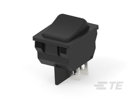 1634201-1 TE Connectivity DPST, On-Off Rocker Switch Panel