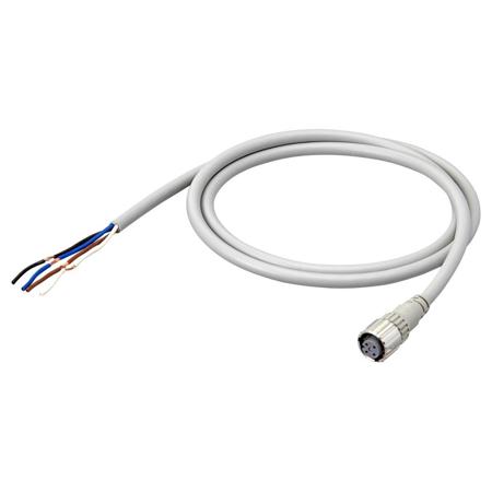 XS5F-D421-E80-F Straight Female M12 to Unterminated Sensor Cable, 3m