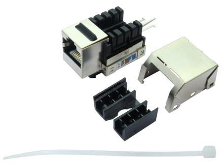 143-827 RS PRO Cat6 RJ45 Keystone Jack, STP Shielding