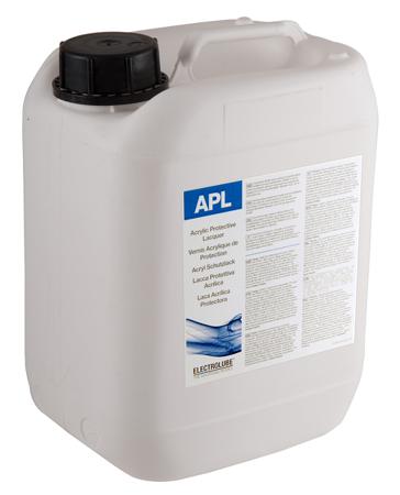 APL05L Electrolube Transparent Acrylic Resin Conformal Coating, 5 L Can, -55°C min, +125°C max