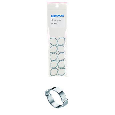 INOX-2023P PREVOST Stainless Steel O Clip, 20mm ID