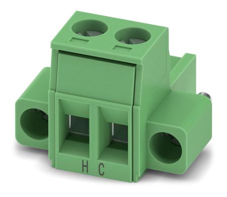 1912074 Phoenix Contact, 5mm Pitch, MSTB 2.5 HC/ 2-STF, 2 Way, Pluggable Terminal Block, Plug, Screw Termination,