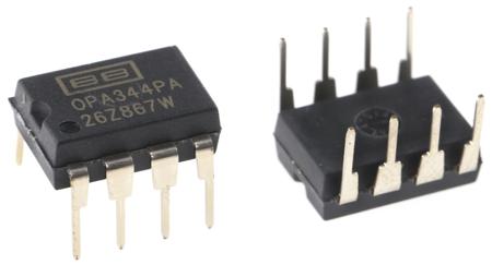 OPA344PA Texas Instruments, Operational Amplifier, 1 MHz, 8-Pin 5.5 V PDIP