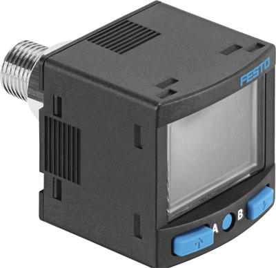SPAN-B2R-R18M-PNLK-PNVBA-L1 Festo Pressure Sensor, 30V dc, IP40 1 bar