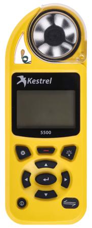0855YEL Kestrel  Impeller Anemometer, 40m/s Max, Measures Air Flow, Altitude, Density, Density Altitude, Dew Point,