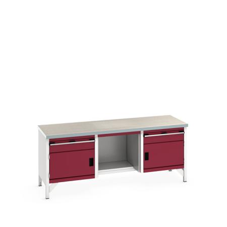 41002069-24V Bott 41002069.24V Sheet Steel Workbench, 840mm x 750mm x 2000mm