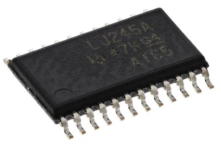 SN74LVC4245APWT Texas Instruments , 1 Bus Transceiver, 8-Bit Non-Inverting 3-State, 24-Pin TSSOP