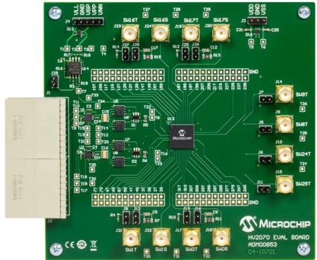 ADM00853 Microchip , HV2070 Analog Switch Evalution Board Evaluation Board Evaluation Kit for HV MUX Controller Board