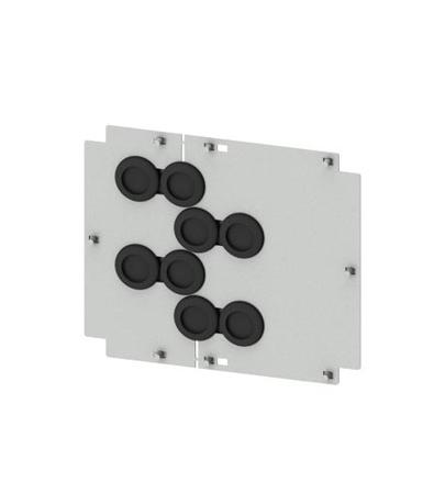 8PQ5000-3BA74 Siemens 8PQ Series Sheet Steel Cover, 250mm H, 800mm W, 800mm L for Use with 3VA Molded Case Circuit Breaker