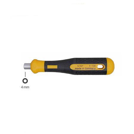 4-106 Bernstein Hexagon Socket Screwdriver Handle, 4 mm Tip, 110 mm Overall