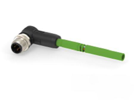 TAD14245101-002 TE ConnectivityTAD1424, 1m Cat5e M12 to Unterminated, Terminated