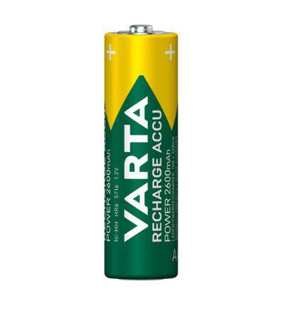 05716 Varta Varta AA NiMH Rechargeable AA Battery, 2.6Ah, 1.2V - Pack of 4