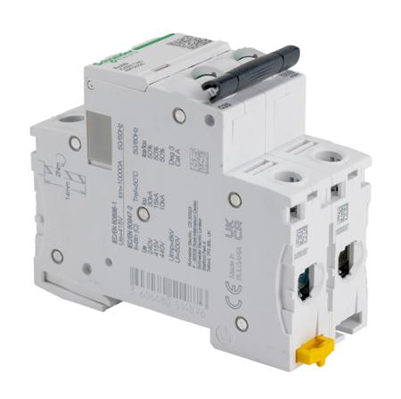 A9F54225 Acti 9 iC60H MCB Mini Circuit Breaker 2P, 25 A, 10 KA, Curve C