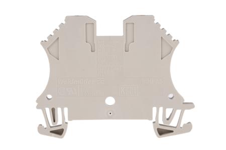 1020000000 Weidmuller  WDU Series Dark Beige, 2.5mm², Single-Level, Screw Termination