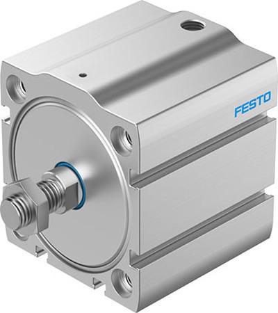 AEN-S-63-25-A-P-A Festo Pneumatic Compact Cylinder - AEN-S-63, 63mm Bore, 25mm Stroke, AEN Series, Single Acting