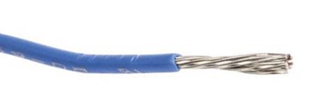 3057 BL001 Alpha Wire Hook-up Wire PVC Series Blue 1.32 mm² Hook Up Wire, 16 AWG, 26/0.25 mm, 305m, PVC Insulation,