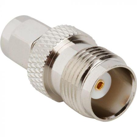 242124 Amphenol RF Coaxial Adapter SMA Plug to TNC Jack