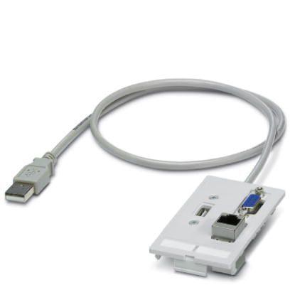 1404504 Phoenix Contact Cat5e RJ45 Data Front Plate,With Shielded Shield Type
