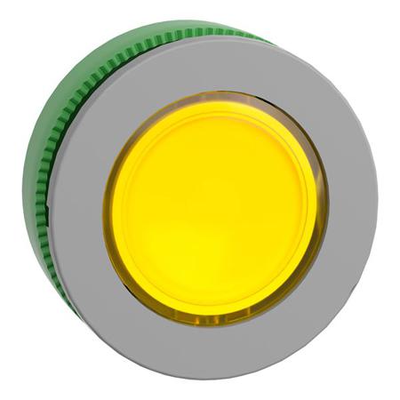 ZB5FV083C0 Schneider Electric Yellow Pilot Light Head, 30.5mm Cutout Harmony Series