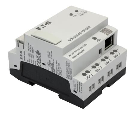 197509-EASY-E4-AC-12RCX1P Eaton, Easy, Control Relay - 8 Inputs, 4 Outputs, Relay, For Use With Easy E4, Ethernet Networking