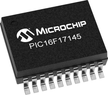 PIC16F17145-I-SS Microchip PIC16F, PIC16 Microcontroller, 14 KB Flash, 20-Pin SSOP