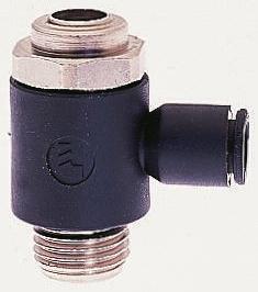 7011-08-13 Legris 7011 series Flow Regulator, 8mm Tube Inlet Port x G 1/4 Male Outlet Port