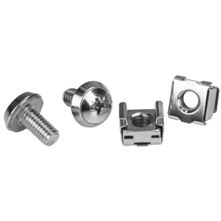CABSCRWM620 StarTech.com Rack Screws and Cage Nuts for Use with Server Racks and Cabinets, M6 Thread, 20 Piece(s), 12 x 5 x 22mm