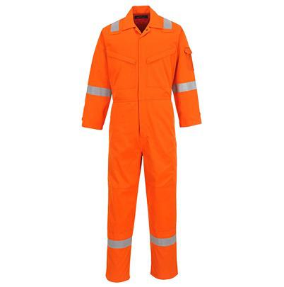 AF73ORR46 Portwest Orange Reusable Hi Vis Overalls, 46