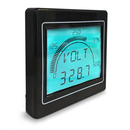 APM-MAX-M21-PL-4B Trumeter  , LCD Digital Panel Multi-Function Meter for Current, Frequency, Power, Voltage, 68mm x 68mm