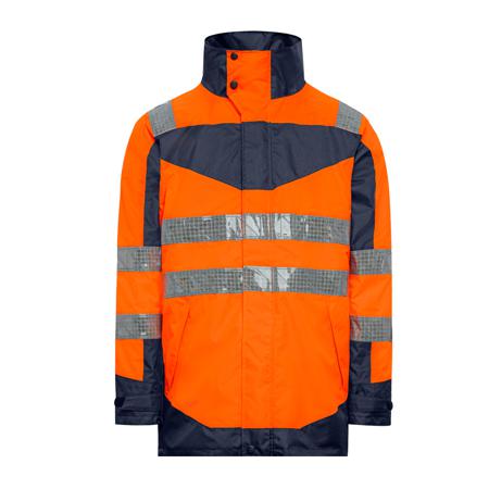 VESTECAPHO3OM2L T2S Cap Horn Orange Unisex Hi Vis Jacket, XXL