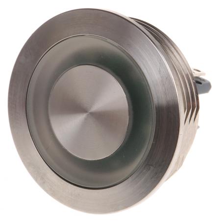1241-6664-1124000 SP Push Button Switch, IP40, 30mm, Panel Mount Blue LED