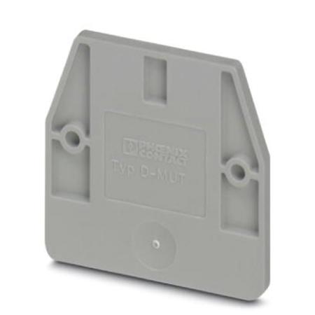 3248033 Phoenix Contact D-MUT 2.5/4 Series End Cover for Use with Modular Terminal Block