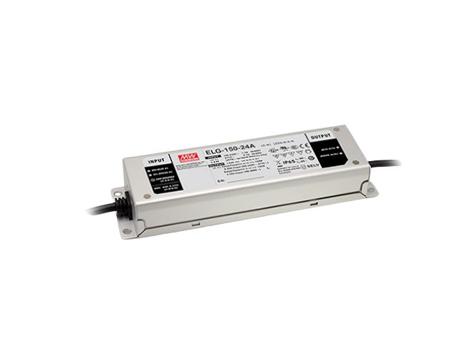 ELG-150-36AB-3Y MEAN WELL LED Driver, 36V Output, 150W Output, 4.17A Output, Constant Current / Constant Voltage Dimmable