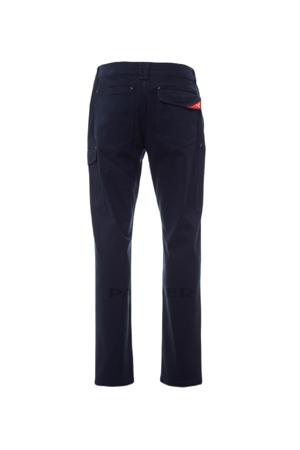 001547-0376-08007-XS Paperwear POWER STRETCH 's Navy Blue Trousers Stretchy 28in W 84cm L