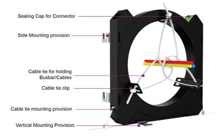 CB12-01010000000ST Sifam Tinsley CBCT Series Current Transformer Current Transformer, 30 → 30000mA Input, 600:1, 1000:1, 210mm Bore